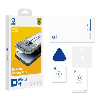 Foto 3 | Foto 3 | Mica Protectora De Pantalla Mate( No Deja Huellas) Con Instalador Para Iphone 13 pro max.