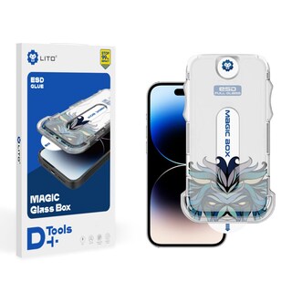 Foto 1 | Foto 1 | Mica Protectora De Pantalla (hd) Vidrio Templado Con Instalador Para Iphone 15 plus.