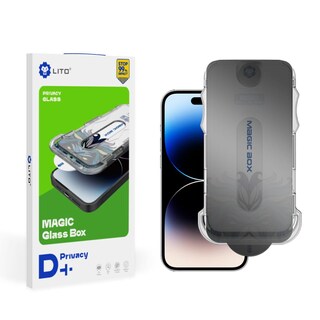Foto 1 | Foto 1 | Mica Protectora De Pantalla De Privacidad (antiespias) Vidrio Templado Con Instalador Para Iphone 15 plus.