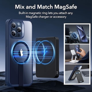 Foto 5 | Foto 5 | Funda De Teléfono Esr Boost Series Para Iphone 15 Pro Max, Azul Transparente - Venta Internacional.