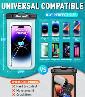 Foto 2 | Foto 2 | Funda Impermeable Hiearcool Para Iphone 14 Pro Max Negra - Venta Internacional.