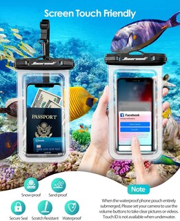 Foto 5 | Foto 5 | Funda Impermeable Hiearcool Para Iphone 14 Pro Max Negra - Venta Internacional.