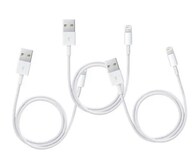 Kit de 3 pz con Cable Carga 2m para Celular iPhone