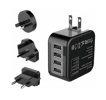 Foto 1 | Foto 1 | Cargador Universal de Viaje Adaptador Internacional con 4 USB
