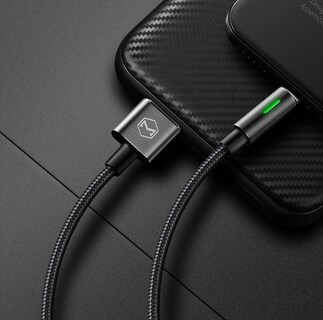 Foto 3 | Foto 3 | Cable Lightning Reforzado Con Indicador Led De Carga Completa 1.2m Mcdodo color Negro