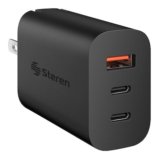 Foto 1 | Foto 1 | Cargador Steren Gan Usb Quick Charge Y Usb C Power Delivery 45 W