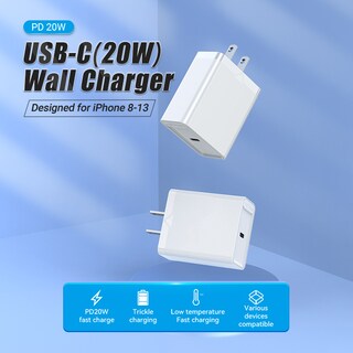 Foto 2 | Foto 2 | Cargador Carga Rápida 20w Vention Usb C color Blanco para IPhone/Samsung