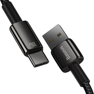 Foto 4 | Foto 4 | Cable de Carga Rápida Baseus CAWJ000101 Negro 100w