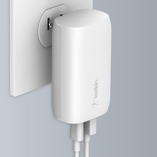 Foto 6 | Foto 6 | Cargador De Pared Doble Usb C Y Usb A De 37w Blanco