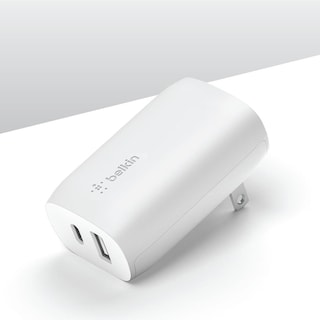 Foto 8 | Foto 8 | Cargador De Pared Doble Usb C Y Usb A De 37w Blanco