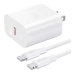 Cargador Tipo C Carga Rápida Pd 20w con Cable C a C