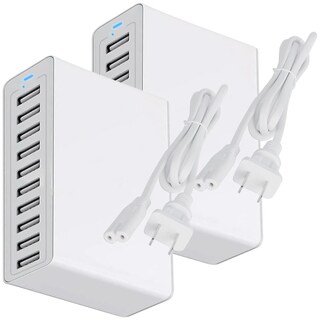 Foto 2 | Foto 2 | Cargadores Usb Varios Puertos Hotshot Mxwcf-002 2 Piezas Blanco