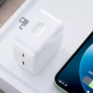 Foto 3 | Foto 3 | Cargador 35w Doble Usb C Carga Rápida Para Iphone, Android Color Blanco