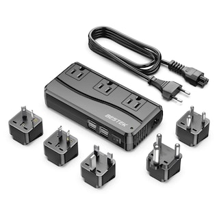 Foto 1 | Foto 1 | Convertidor De Potencia Bestek De 250 W, 3 Salidas Y 4 Puertos Usb De 220 V A 110 V - Venta Internacional.
