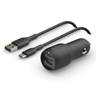 Foto 1 | Foto 1 | Cargador Para Auto 2 Puertos Cable Boost Usb C Belkin