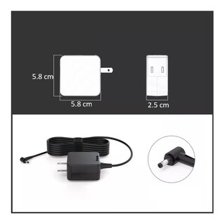 Foto 5 | Foto 5 | Cargador Adecuado Para Todos Asus 19v 2.37a 45w 4.0x1.35, Belug Gris