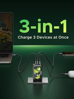 Foto 4 | Foto 4 | Bloque De Carga Ugreen Usb C Nexode De 3 Puertos Gan Macbook Pro/air De 65 W - Venta Internacional.