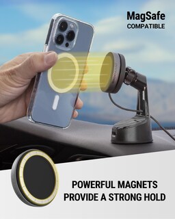 Foto 5 | Foto 5 | Soporte De Teléfono Con Carga Inalámbrica Scosche Magicmount Qi2 15w - Venta Internacional.