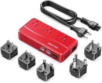 Foto 1 | Foto 1 | Adaptador De Corriente Bestek International De 250 W, 220 V A 110 V Con Usb - Venta Internacional.