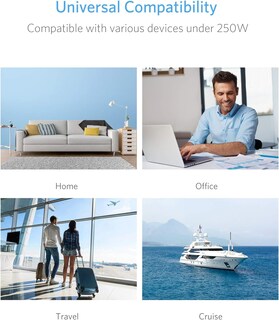 Foto 7 | Foto 7 | Adaptador De Corriente Bestek International De 250 W, 220 V A 110 V Con Usb - Venta Internacional.