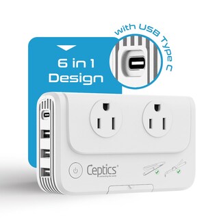 Foto 2 | Foto 2 | Convertidor De Voltaje Ceptics De 200 W Con 4 Usb Pd De 18 W De Carga Rápida - Venta Internacional.