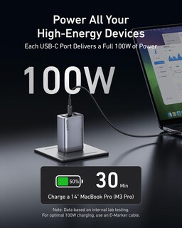 Foto 3 | Foto 3 | Cargador Anker Prime 100 W Usb C 3 Puertos - Venta Internacional