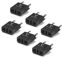Adaptador De Corriente Tsa Universal De Estados Unidos A Rusia (paquete De 6) - Venta Internacional.