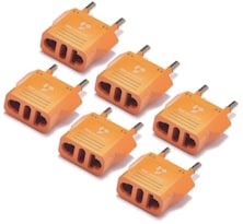 Adaptador De Corriente Tsa Universal De Estados Unidos A Chile (paquete De 6) - Venta Internacional.