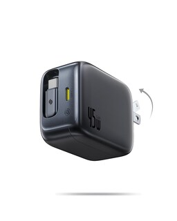 Foto 1 | Foto 1 | Cargador Baseus Retráctil Usb C De 45 W Con Doble Puerto De Carga Rápida - Venta Internacional.