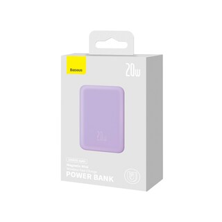 Foto 4 | Foto 4 | Batería Portátil Baseus PPCX110105 Mini Magnética color Púrpura