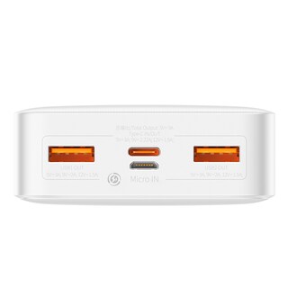 Foto 4 | Foto 4 | Batería Portátil Baseus PPBD050302 color Blanco Bipow 20W Pantalla Digital
