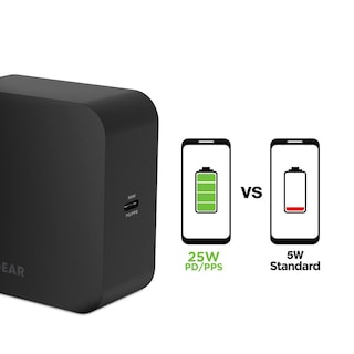 Foto 7 | Foto 7 | Cargador de Pared HyperGear Negro 65w USB-C