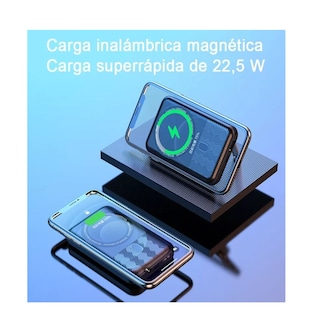 Foto 5 | Foto 5 | Cargador Power Bank Inalámbrico 10000mah Negro