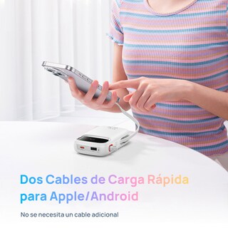 Foto 4 | Foto 4 | Power Bank Baseus Qpow2 Blanco 22.5w 10000 mAh