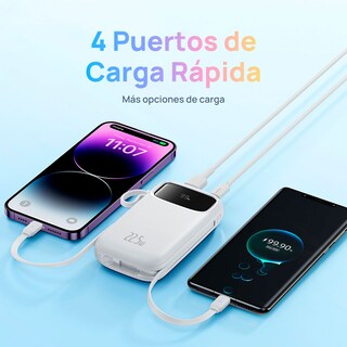 Foto 6 | Foto 6 | Power Bank Baseus Qpow2 Blanco 22.5w 10000 mAh