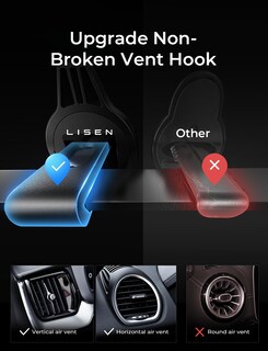 Foto 4 | Foto 4 | Soporte De Coche Lisen Magsafe 3 Vent Para Iphone 15 Pro Max - Venta Internacional.