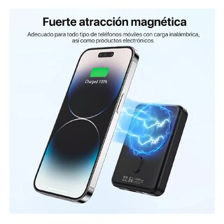 Foto 3 | Foto 3 | Carga Inalmbrica 10000mah Magnético Soporte 22.5w Negro