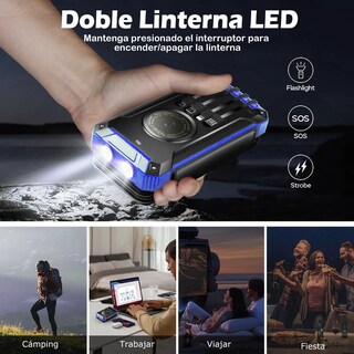 Foto 2 | Foto 2 | Bateria Portatil 40,000mah 5 Páneles Solares Eo Safe Imports Esi-19124 Negro