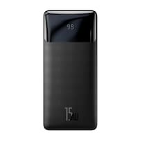 Batería Externa Baseus 20000 Mah 15w 2 Usb Out + 1 Tipo-c In/out Negro