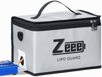 Foto 5 | Foto 5 | Bolsa De Seguridad Ignífuga Zeee Lipo De Gran Capacidad De 10 Celdas - Venta Internacional.