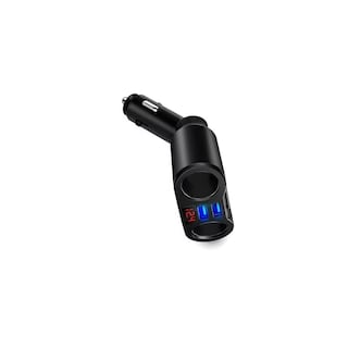 Foto 3 | Foto 3 | Cargador Doble Usb De 2 Vías Para Encendedor De Coche Negro