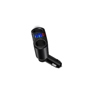 Foto 5 | Foto 5 | Cargador Doble Usb De 2 Vías Para Encendedor De Coche Negro