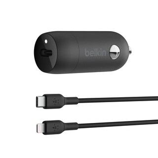 Foto 2 | Foto 2 | Cargador de Coche Belkin 30w USB-C más Cable USB-C A Lighnining