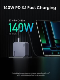 Foto 3 | Foto 3 | Cargador Ugreen Nexode Pro 160 W Usb C 4 Puertos Pd 3.1 Gan Macbook - Venta Internacional