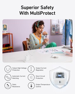 Foto 3 | Foto 3 | Cargador Anker Usb-c Superrápido De 25 W Con 2 Paquetes De Cable De 1,5 M - Venta Internacional.