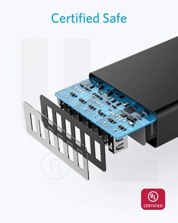 Foto 6 | Foto 6 | Cargador Anker Powerport 6 De 60 W Y 6 Puertos Para Iphone Ipad Galaxy - Venta Internacional.