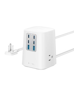 Foto 1 | Foto 1 | Estación De Carga Anker 9 En 1 Usb C Power Strip De 100 W, Color Blanco - Venta Internacional.