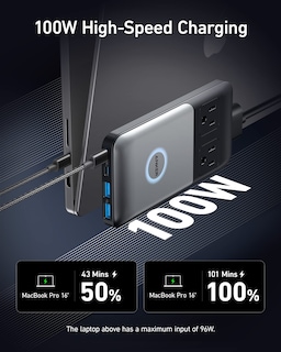 Foto 3 | Foto 3 | Estación De Carga Anker 727 Ganprime 100w Con 2 Salidas 4 Usb - Venta Internacional.