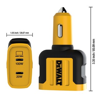 Foto 4 | Foto 4 | Cargador De Coche Dewalt Usb C 120w 2 Puertos Pd 3.0 Type C Pps - Venta Internacional.