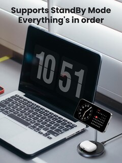 Foto 7 | Foto 7 | Estación de Carga Inalámbrica Ugreen Magflow para iPhone y Airpods - Venta Internacional